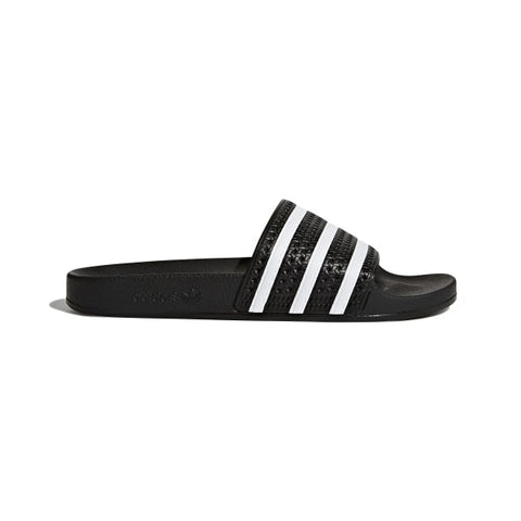 Adidas Adilette Slides - Black/White/Black
