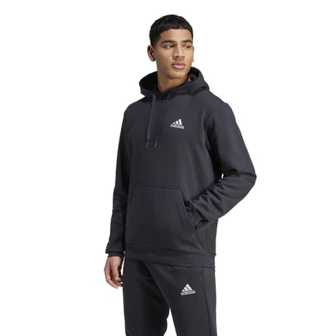 Adidas Essential Fleece Hoodie - Black/White - GV5294