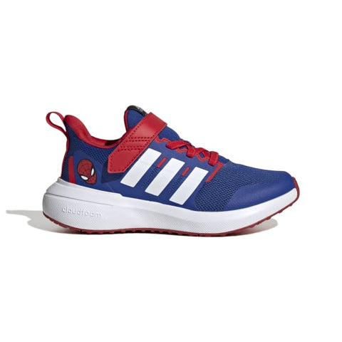 Adidas x Marvel FortaRun Spider-Man 2.0 Cloudfoam Sport Lace Top Strap Shoes