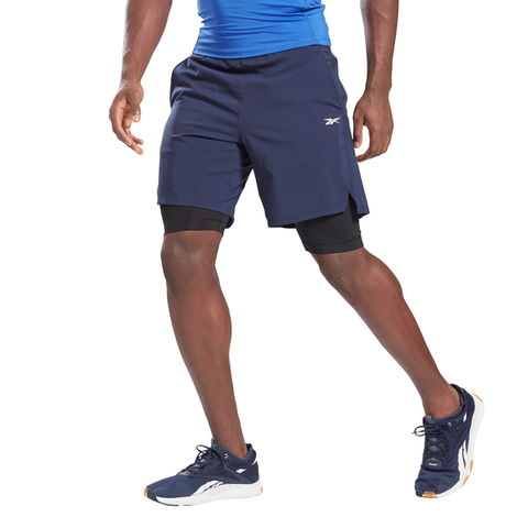 Reebok Epic Two-in-One Shorts - Vector Navy