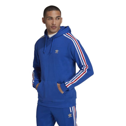 Adidas 3-Stripes Hoodie - Blue