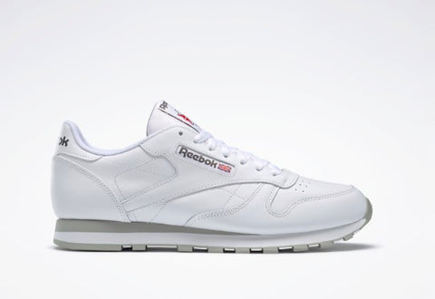 Reebok Classic Leather Shoes Intensive White/Grey-2214